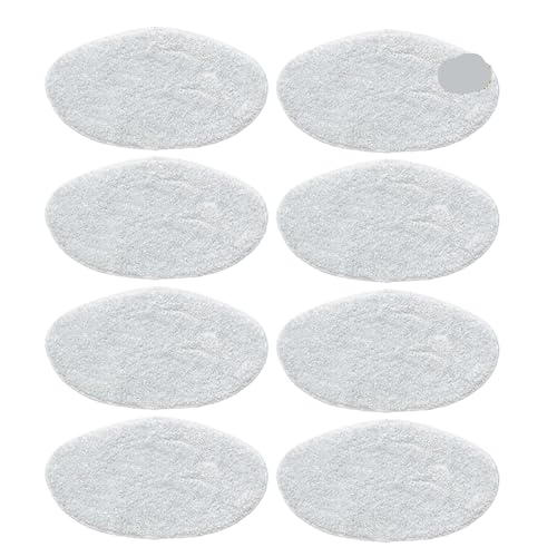 Paño De Mopa Lavable, Compatible Con Polti,Vaporetto PAEU0332, Repuesto De Aspiradora De Vapor, Piezas De Trapos De Microfibra(8pcs)