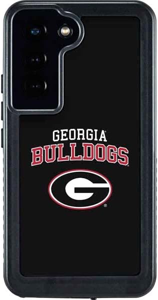 Skinit Waterproof Case Compatible with Samsung Galaxy S23 - Officially Licensed University of Georgia Bulldogs Design
