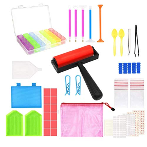 HEALLILY 60 Pcs Ferramentas de Pintura de Diamante 5D Diy Acessórios de Pintura de Diamante Kits de