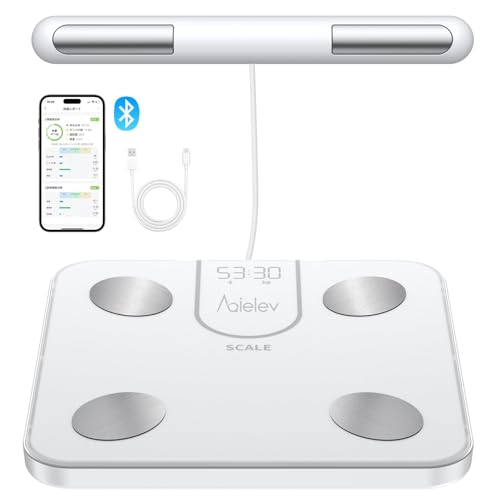 AQielev 体重計 スマホ連動 体組成計 の商品画像 3