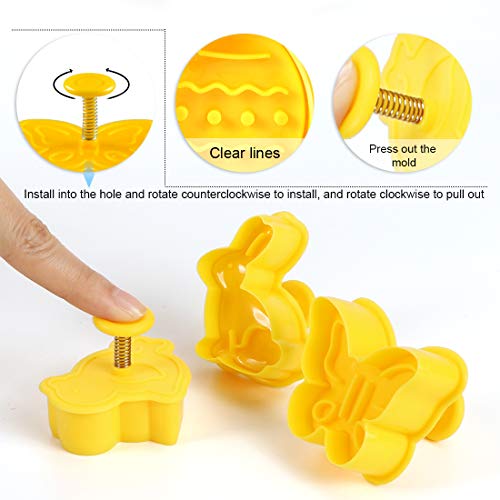 Zaloife Stampi Biscotti Pasquali, 4 PCS