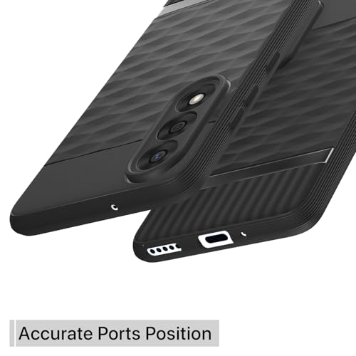 Image of Pikkme Back Cover for OnePlus Nord 5 5G Camera Protection 3D Hexa Cube Design Silicone Protective Bumper Case (Black)