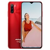Ulefone Téléphone 4G Note 12P (2022), 7700mAh Batterie, 6,82' HD+ Smartphone Android 11, Octa-Core 4Go+64Go, 13MP + Caméra 8MP, Téléphones Portables Double SIM 4G Rouge