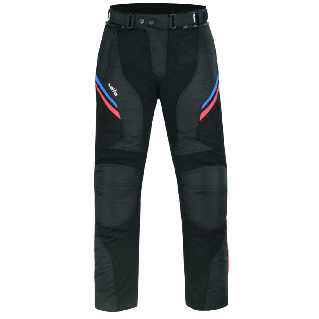 Pantalones de Moto de Verano Unisex, Perforados y Transpirables