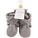 Hudson Baby Unisex-Baby Cozy Fleece Booties Slipper Sock, Heather Gray, 0-6 Months