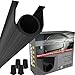 BOWSEN Garage Door Seals Bottom Weatherproof Weatherstrip Rubber Replacement Black 1/4 Inch T-End,20ft Long