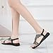 Dkieuyu Rhinestone Sandals for Women 2026 Dressy Casual Summer Flat Casual Dress Sandal Sparkly Beach Wedding Bride Sandals