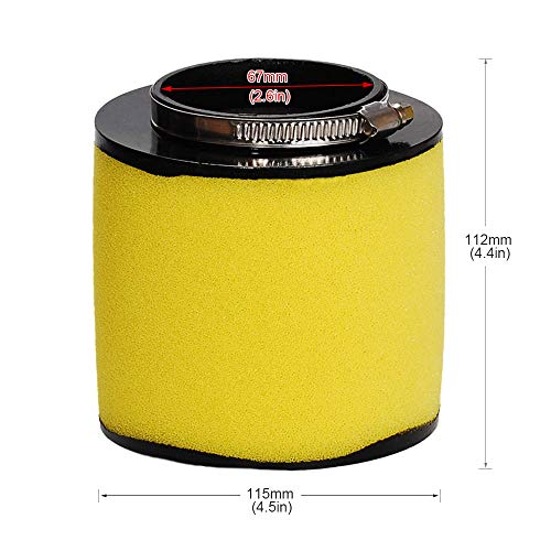 Image of HIFROM ATV Air Filter Element Cleaner replacement for Honda replacement foreman 400 450 TRX400FW TRX450S TRX450ES TRX450FE TRX450FM Replace 17254-HC5-900 (Pack of 2)