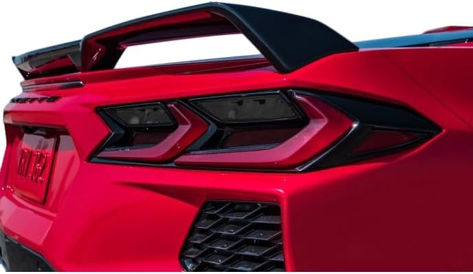 C8 Corvette Lamin-x Rear Tail Light Blackout Overlay Decals for C8 Stingray, Z51, Z06, E-Ray Corvettes (Light)