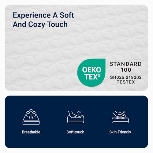 Image of Avenco Full Size Mattress, 12 Inch Full Mattress in a Box with Comfort Memory Foam for Comfort Sleep & Pain Relief, Guestroom Bed Mattresses, CertiPUR-US Certified Mattresses
