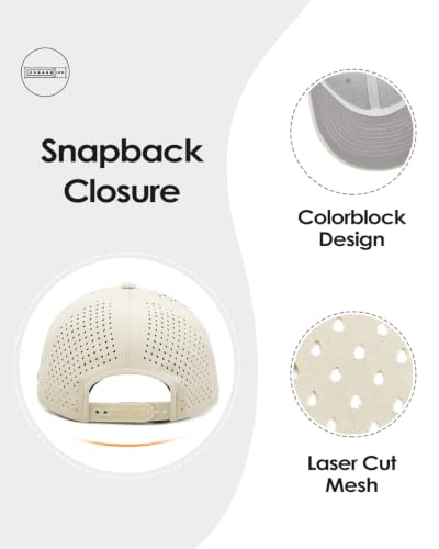 Image of Zylioo Oversize XXL Baseball Mesh Cap,Extra Large Laser Cut Cap,L M S Trucker Hat,Quick Dry Summer Cooling Golf Cap