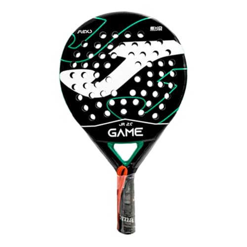 Joma Pádel Pala Game Junior, Negro Turquesa