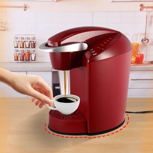 Image of Coffee Maker Mover for Keurig K-Classic, Slide Mat Sliding Mats Coffee Maker Mover Mixer Slider for Keurig Single Serve K-Cup Pod Coffee Brewer (Black)