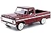 1969 Ford F-100 Pickup Truck Burgundy 1/24 by Motormax 79315 by Motormax