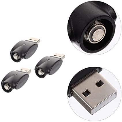 Mikikit 6pcs510 Charger Cable with Led Battery Ego Chargers Cbd Indicator Thread Compatible Usb Converter Light Adapter For