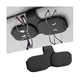 Sandfren Sunglasses Holders for Car Visor, Magnetic Leather Vehicle Glasses Hanger...