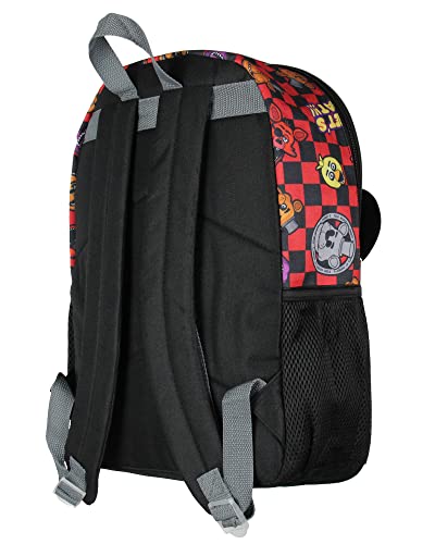 Bioworld Five Nights at Freddy's 3D Freddy Fazbear Let's Eat 16" Kids School Travel Backpack