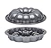Baker's Advantage 5176947 Fillables 2-Piece Non-Stick Fluted Cake Pan, Set of 1, Bundt, 9-Inch