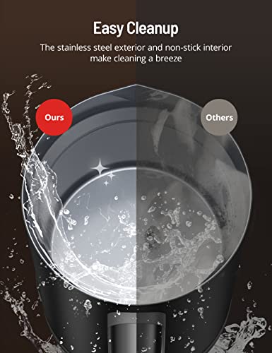 Montalatte Elettrico, 300ml Riscaldalatte in