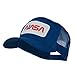 NASA Logo Embroidered Patched Mesh Back Cap - Royal OSFM