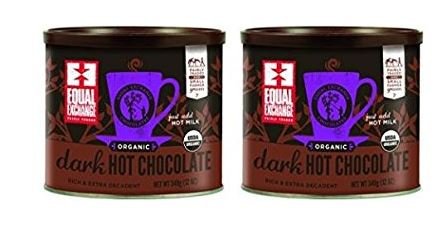 Equal Exchange Organic Dark Hot Chocolate Mix, 12 Ounce (Pack of 2)