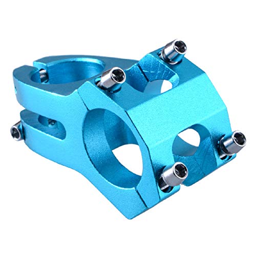 Azarxis Potencia de Manillar Vástago Bicicleta Aleación de Aluminio 31,8mm 40mm para La Mayoría de Las Bicicletas MTB (Azul)
