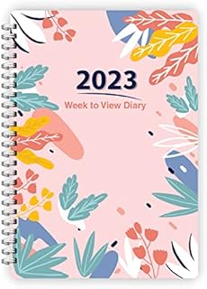 2023 A5 Week to View Diary Vintage Art Busy Life Agenda Diary by Arpan
