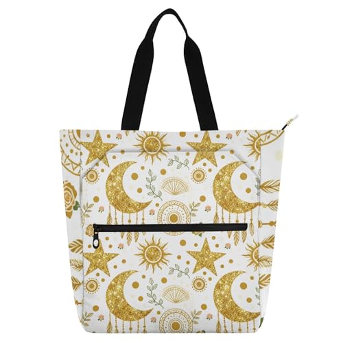 Sac fourre-tout résistant à l'eau à paillettes grand cabas de courses zippé pour fille