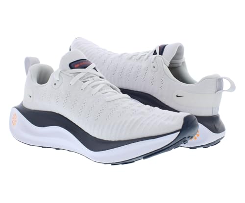 Nike Nike Reactx Infinity Run 4 Mens Shoes Size 11, Color: Platinum Tint/Total Orange-White