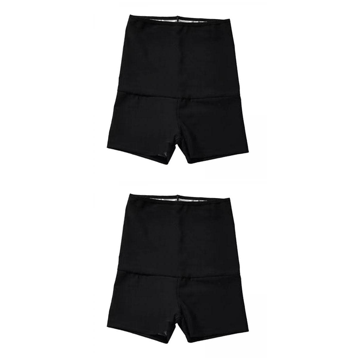 merishopp 2x Women Thermo Neoprene Sweat Sauna Shaper Pants Weight Loss Shorts| Stretchable | Breathable | Daily Wear-picture-27