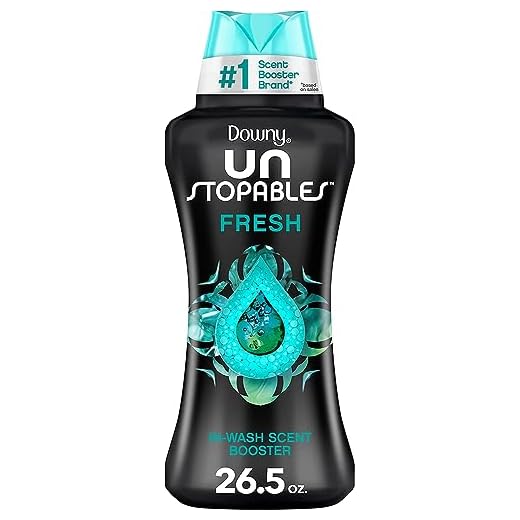 Downy Unstopables Laundry Scent Booster Beads for Washer, Fresh, 26.5 Ounce, Use with Fabric Softener