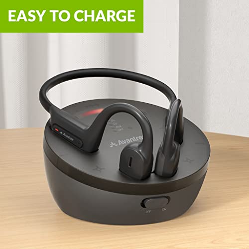 Avantree Medley Air - Wireless Earbuds for TV Listening with Clear Dialogue, Open-Ear Design for Surrounding Awareness, Bluetooth Transmitter & Headphones Charging Dock 2 in 1, Soundbar Passthrough - Image 7