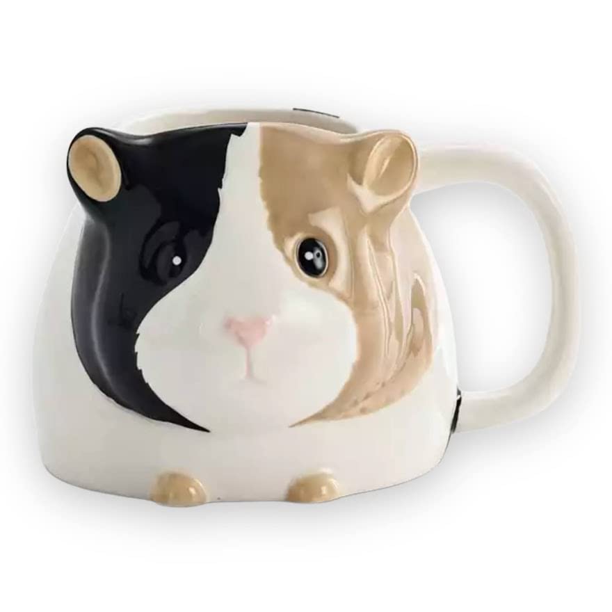 Caribou Living Tasse fantaisie en céramique 3D pour boissons chaudes, café, thé, chocolat chaud, 400 ml