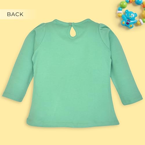 Image of LuvLap Baby Girls 100% Cotton Full Sleeve Girls Top, Pack of 02
