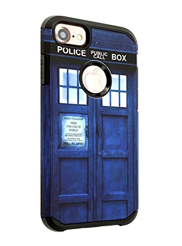 Durarmor Compatible With Iphone 6S Plus Case, Who Blue Police Box Dual Layer Armor Drop Protection Cover 6 Plus / 6S Plus-Police Box #TOP1