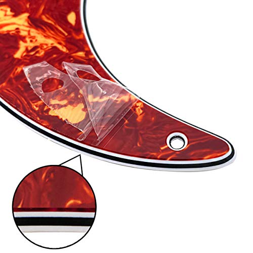 FLEOR Plaque à gratter pour guitare électrique 8 trous SSS Style Pickguard Back Plate Set 52mm Pickup Covers 2 TIV Knobs… - Les Beatles, Paul McCartney, John Lennon, RIngo Starr, George Harrison FLEOR Plaque à gratter pour guitare électrique 8 trous SSS Style Pickguard Back Plate Set 52mm Pickup Covers 2 TIV Knobs… – Image 5