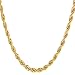 Mens 14K Yellow Gold Filled 5mm Rope Chain Necklace 30" Inches