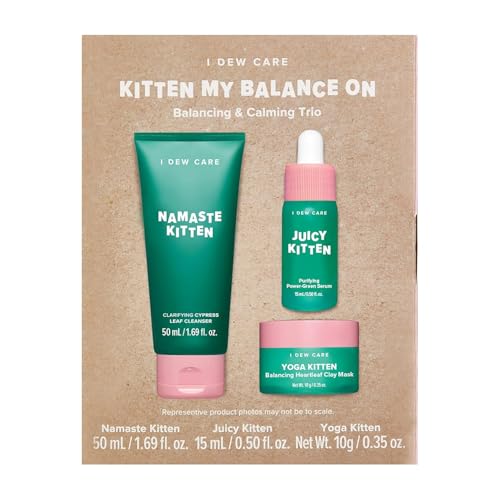 I DEW CARE Skin Care Set - Vitamin To Glow Pack | Kbeauty Facial Kit, Hydrating, Brightening, Moisturizing Glow Set, Vegan, Travel Size, Beauty sets for Teen Girls
