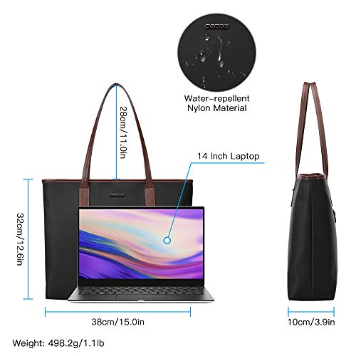 Laptop-Tote-Bag-Women-Tote-Bag-Shoulder-Bag-Fits-14-Inch-Laptop-for-Work-Business-Trip-Travel