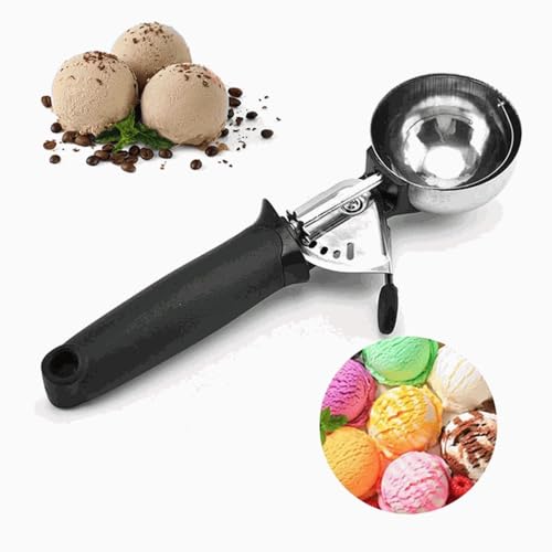 CHEFZOCO Cuchara de Helado 6 cm