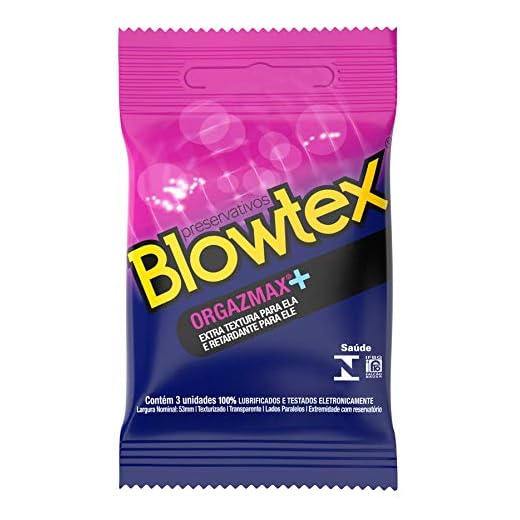 Blowtex Preservativo Orgazmax Com 3 Unidades