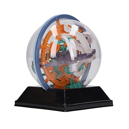 Bola de Laberinto 3D Educativa para Mejorar el Intelecto, Bola de Laberinto para Niños, Juego Interactivo, Fiesta Familiar, Plástico (100 obstáculos)