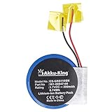 Technische Daten: Kapazität: 200 mAh / 0.74 Wh | Spannung: 3.7 V | Typ: Li-Ion | Maße: ca. 33 x 30 x 5 mm | Farbe: - | Gewicht: ca. 8 g