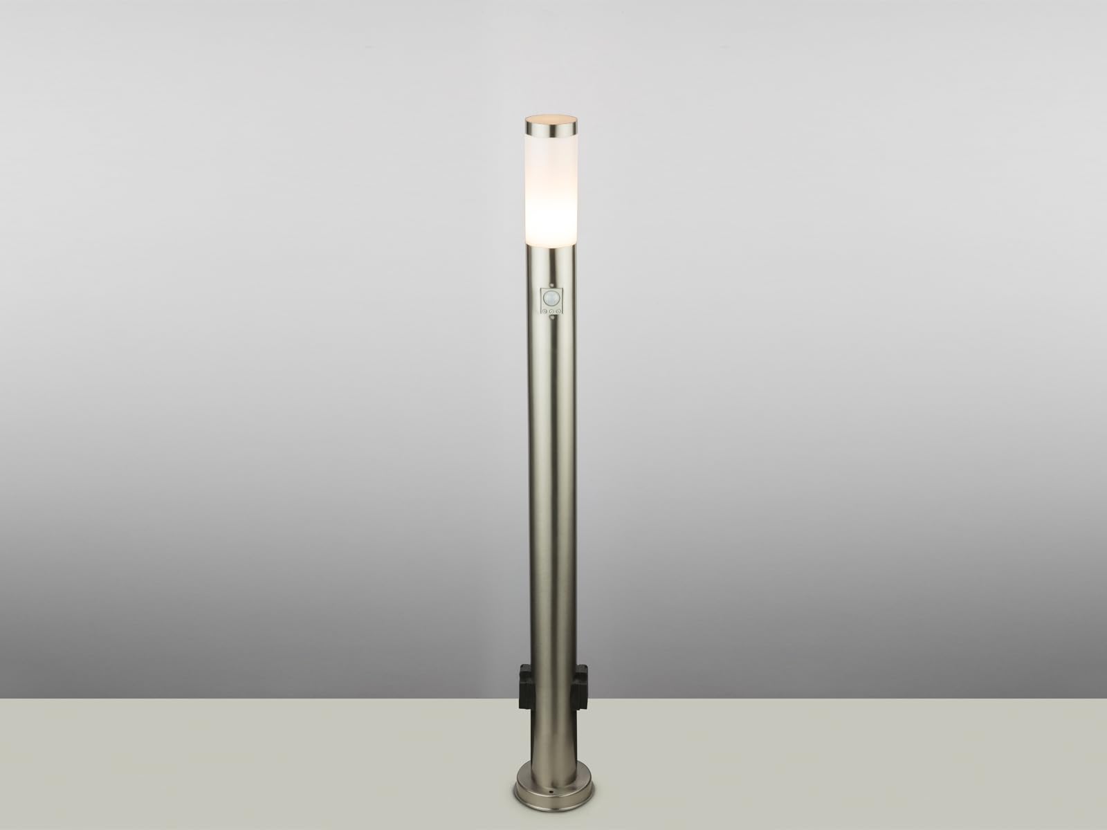 Applique Da Esterno Con Sensore Di Movimento In Acciaio Inox Argento 92753992 - Foto 9