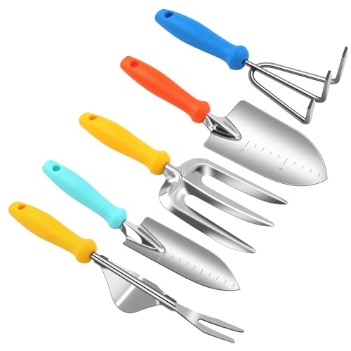 DWFKHT Weed Puller Tool, 5 Piece Stainless...