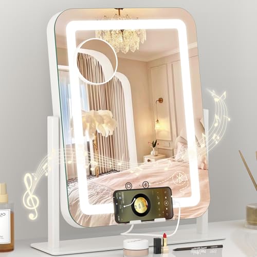Dripex 5-in-1 Lighted Mirror with Speaker