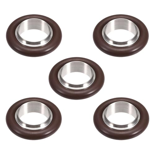 XBBZBL Sanitary clamp KF10 KF16 KF25 KF40 Vacuum Stainless Steel Centering Ring and Viton O-ring Home brewing (Size : KF40)