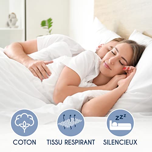 Alèse 200x200 cm imperméable et douce pour matelas de grande taille - 5