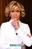 Notebook : Jane Fonda Lined Notebook Large 6 x 9' 100 Pages Thankgiving Notebook , Home or Work #761