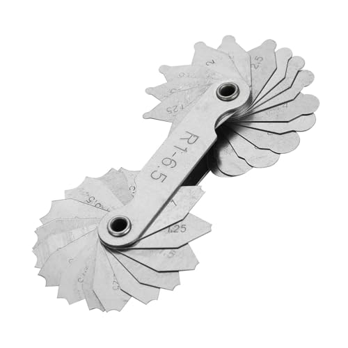 RiToEasysports Convex Convex Radius in Stainless Steel Tool for Workers From Various Industries (R1-6.5MM)